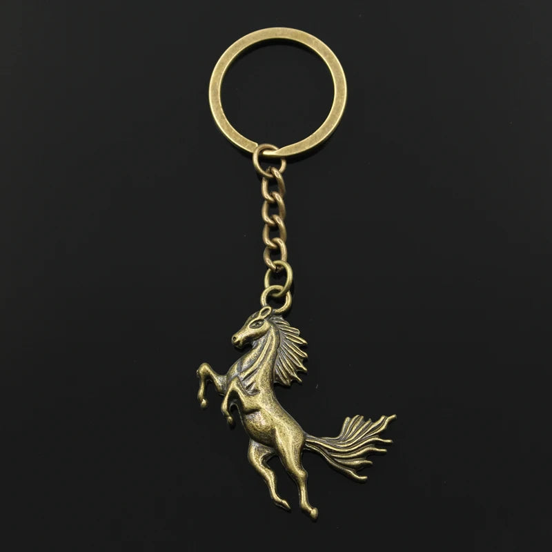 Metal Key Chain - Running Horse