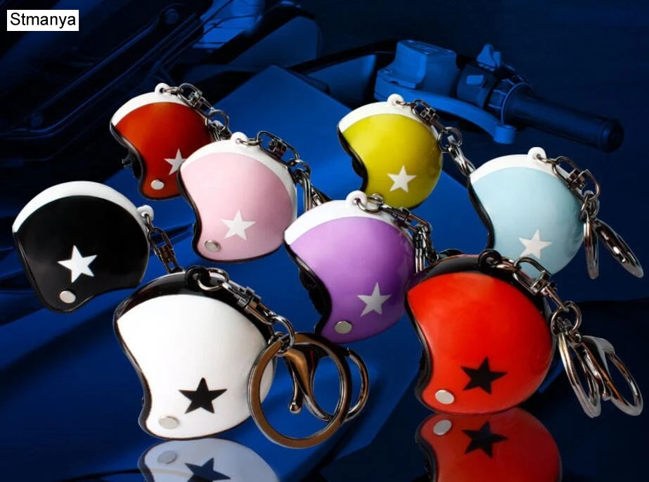 Motorcycle Helmets Key Chain