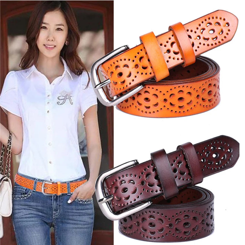 Genuine Leather Belt for Woman