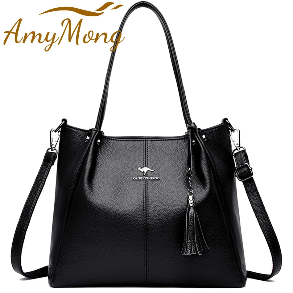 Soft Leather Designer Crossbody Bag