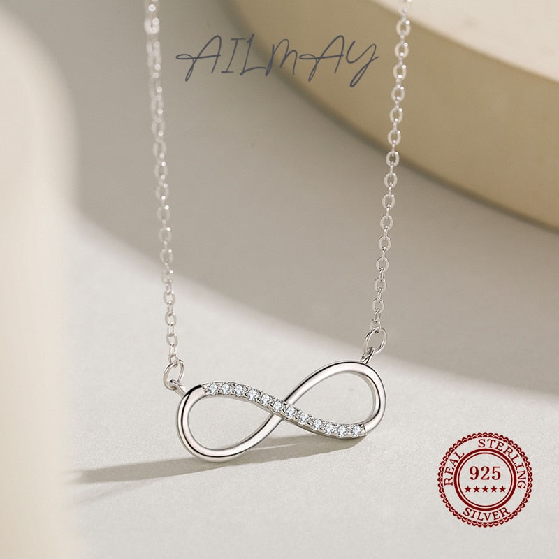 925  Silver Infinity Pendant Necklace