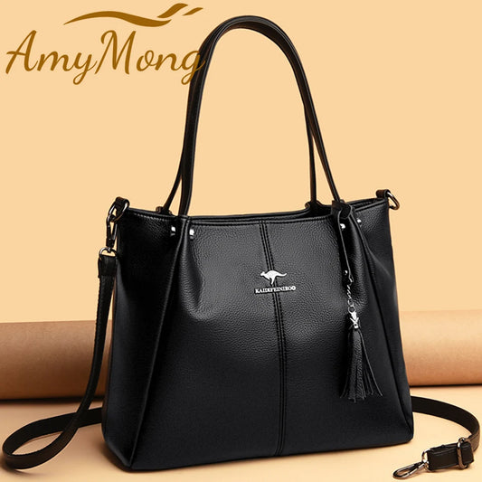 Soft Leather Designer Crossbody Bag