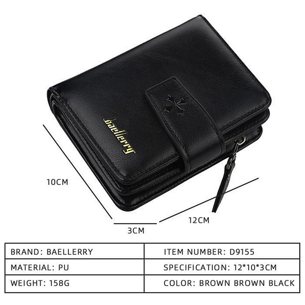 New Business Zipper Men Wallets