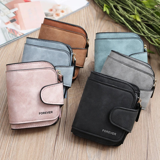 Short Wallets PU Leather Coin Purse