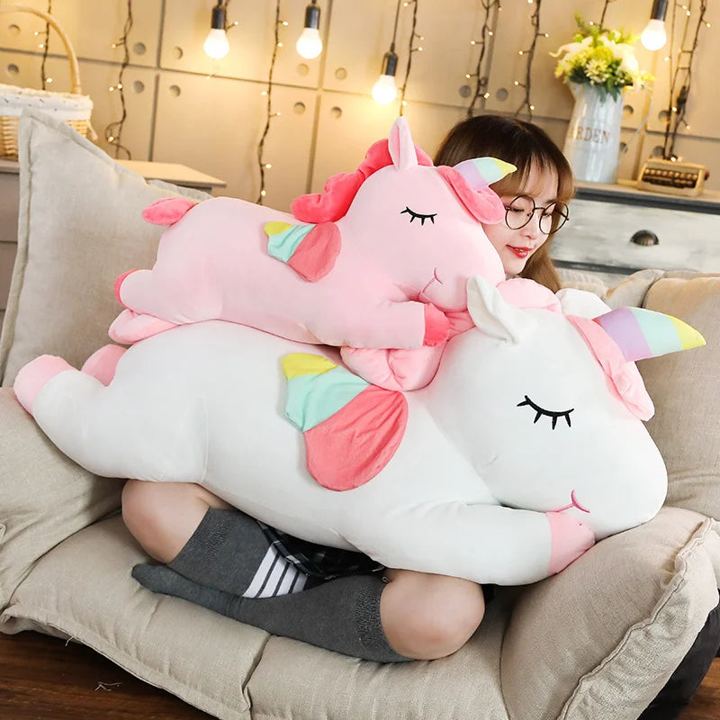 Kawaii Giant Unicorn Soft Dolls Pillow