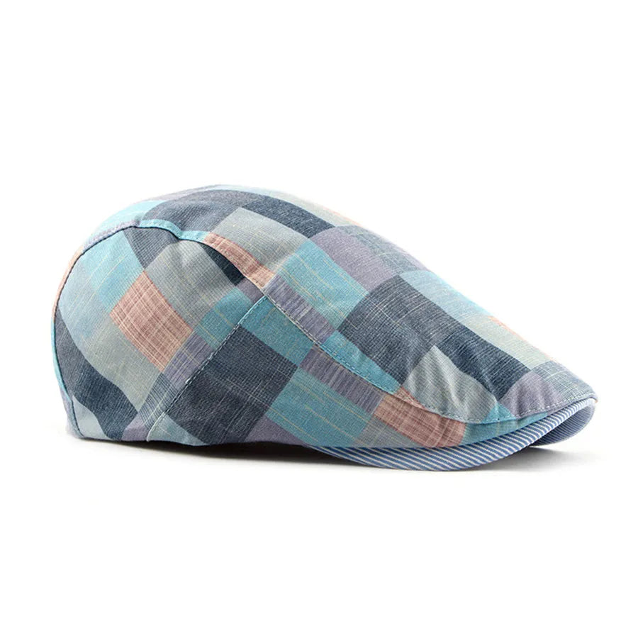 Classic Englad Style Plaid Berets Caps