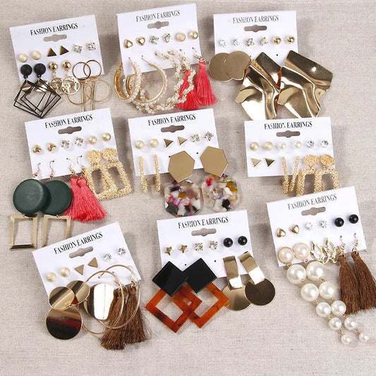 Tassel Pearl Bohemian Fashion Earrings