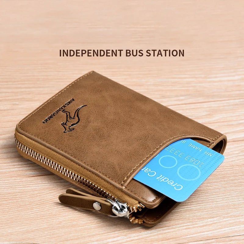 Business Card Holder Zipper Wallet