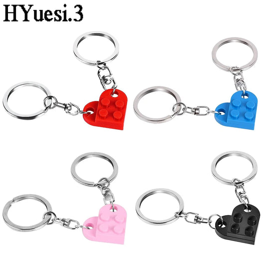 Matching Heart Love Keychain