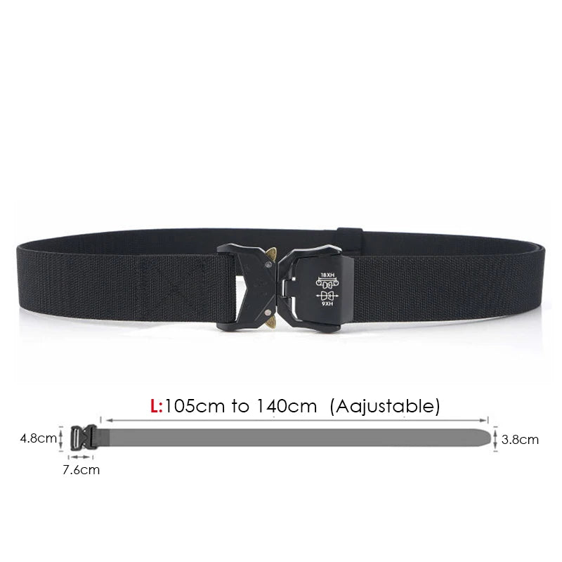 VATLTY Elastic Aluminum Alloy Buckle Belt