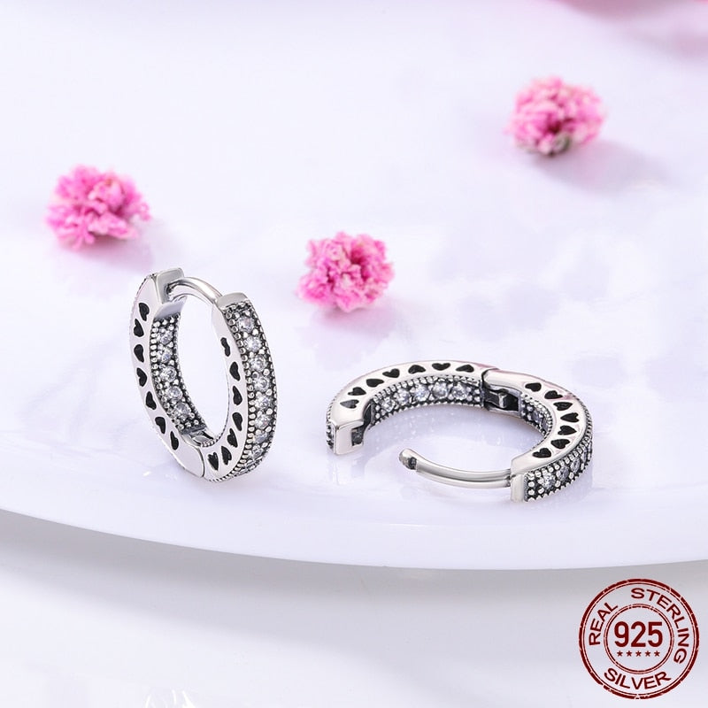 925  Silver Charm Double Earrings