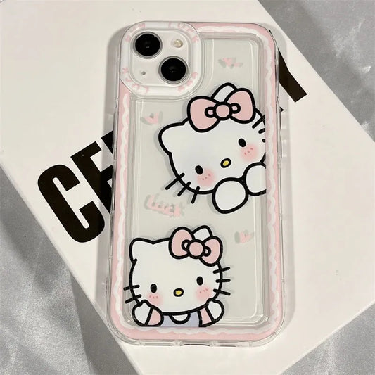 Sanrio Kawaii Hello Kitty Pink Edge Phone Case