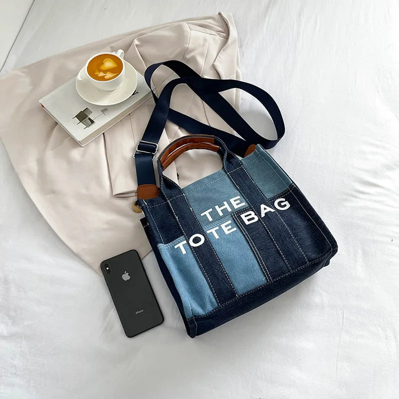 Luxury  Denim The Tote Bags