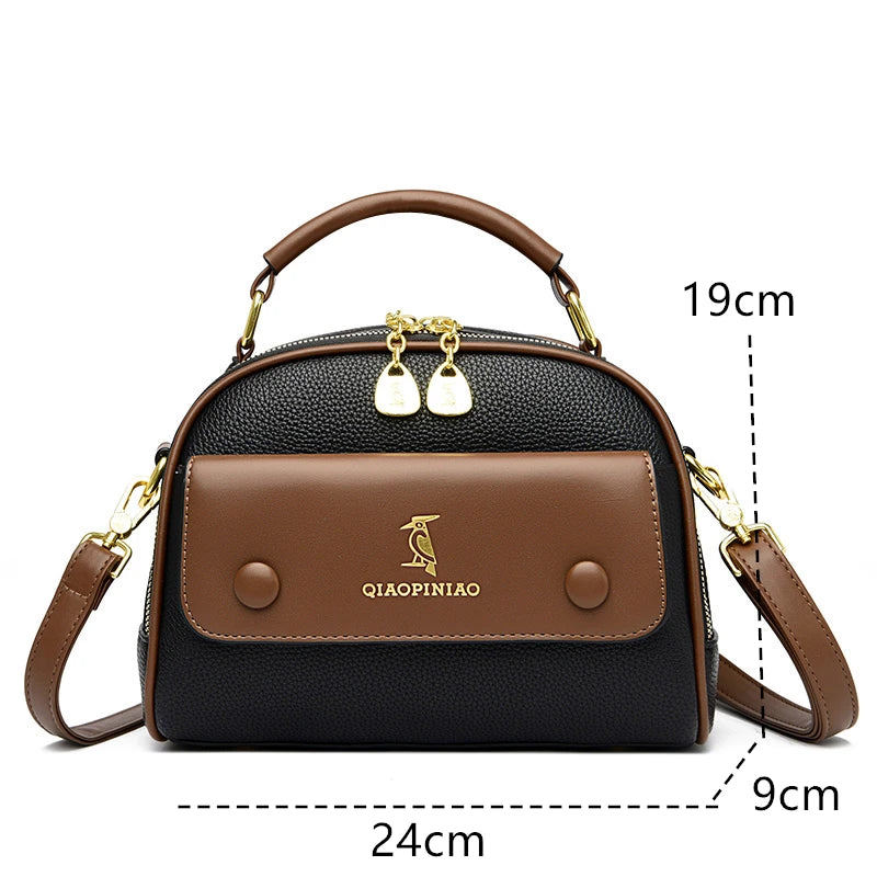 Luxury Soft Leather Shoulder Crossbody Bag