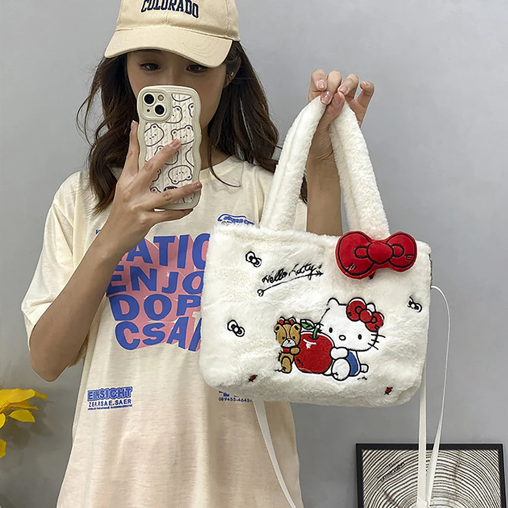 Sanrio Hello Kitty Plush Bag Kawaii