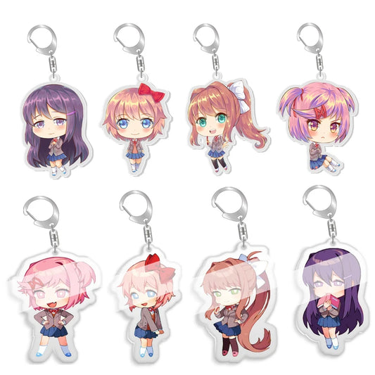 Acrylic Cute Cosplay Figures Keyrings