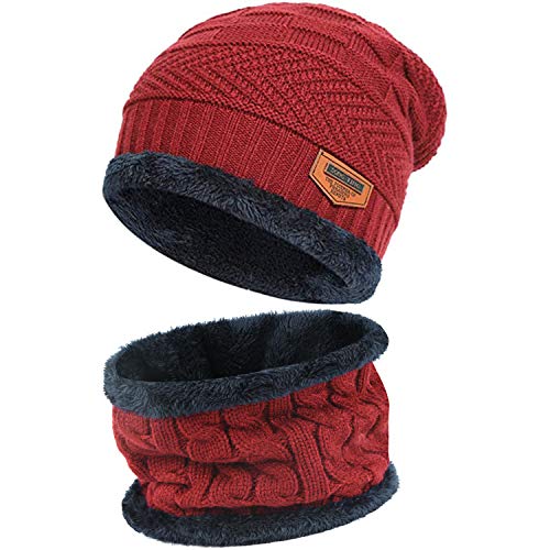 Winter Thick Beanie Hat Mask Bonnet