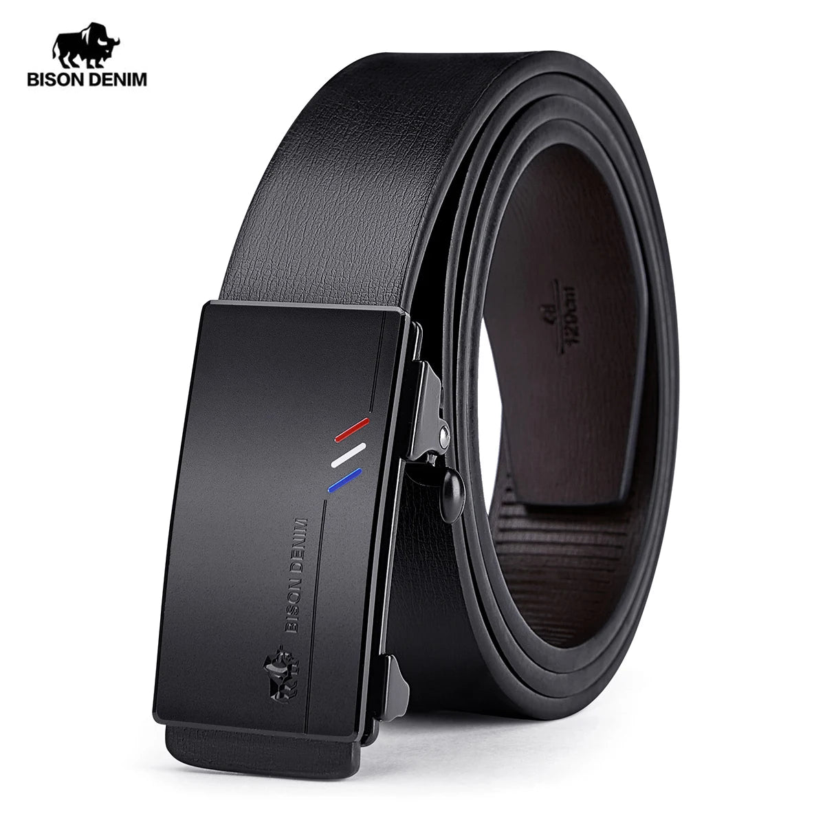 Automatic Male Cowskin Leather Belt