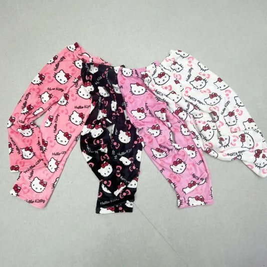 Sanrio Cartoon Pajamas Anime Hello Kitty