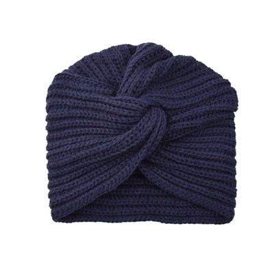 Knitted Turban Bohemia Cashmere Wrap