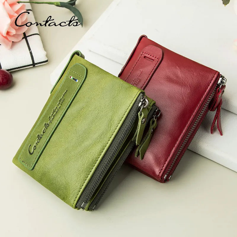 Leather Short Bifold Card Holder