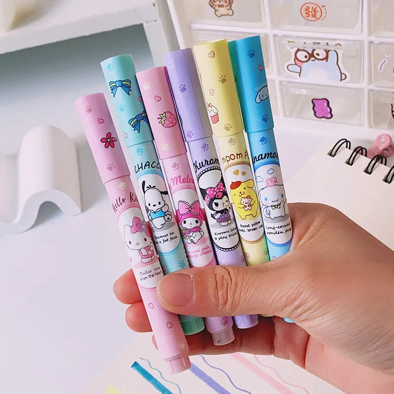 Kawaii Sanrio Hello Kitty Highlighter Pen Set