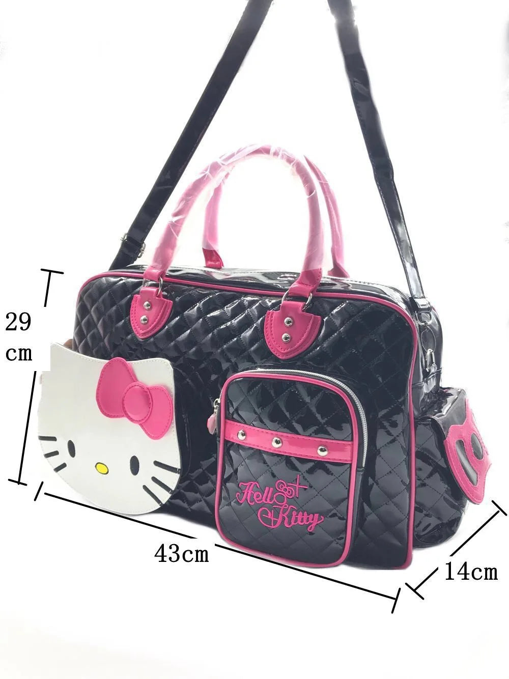 Hello Kitty PU portable messenger bag