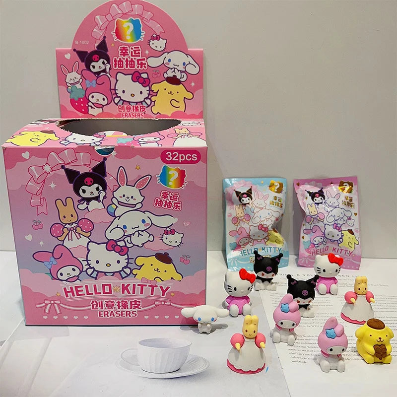 Hello Kitty Sanrio Mystery Box Doll Eraser