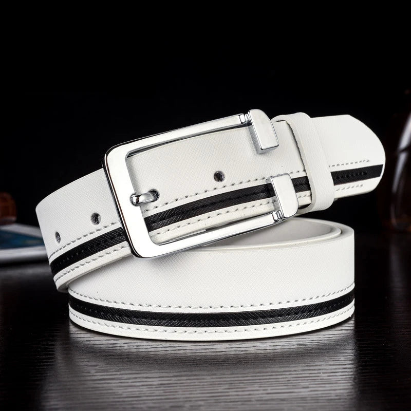 Classic Leather Pin Buckle Belts