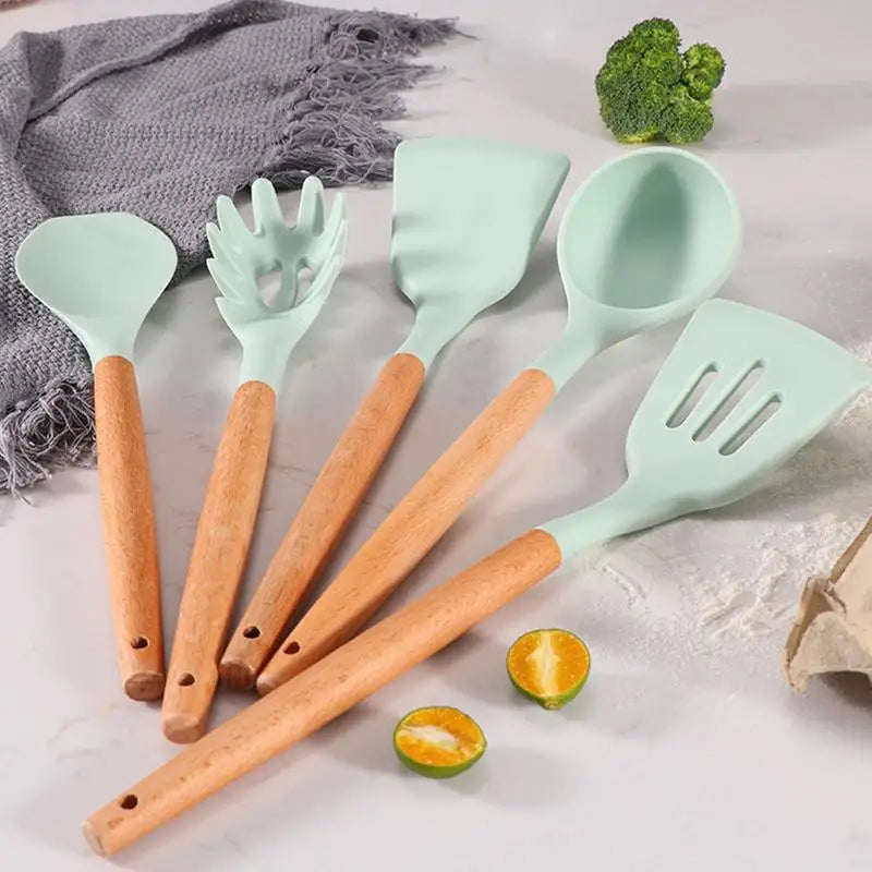 Silicone Kitchenware Cooking Utensils Set