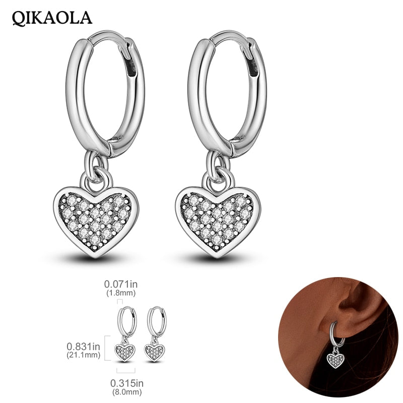 925  Silver Charm Double Earrings