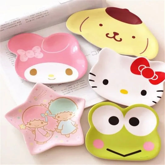 Sanrio Hello Kitty Anime Shape Snacks  Plate