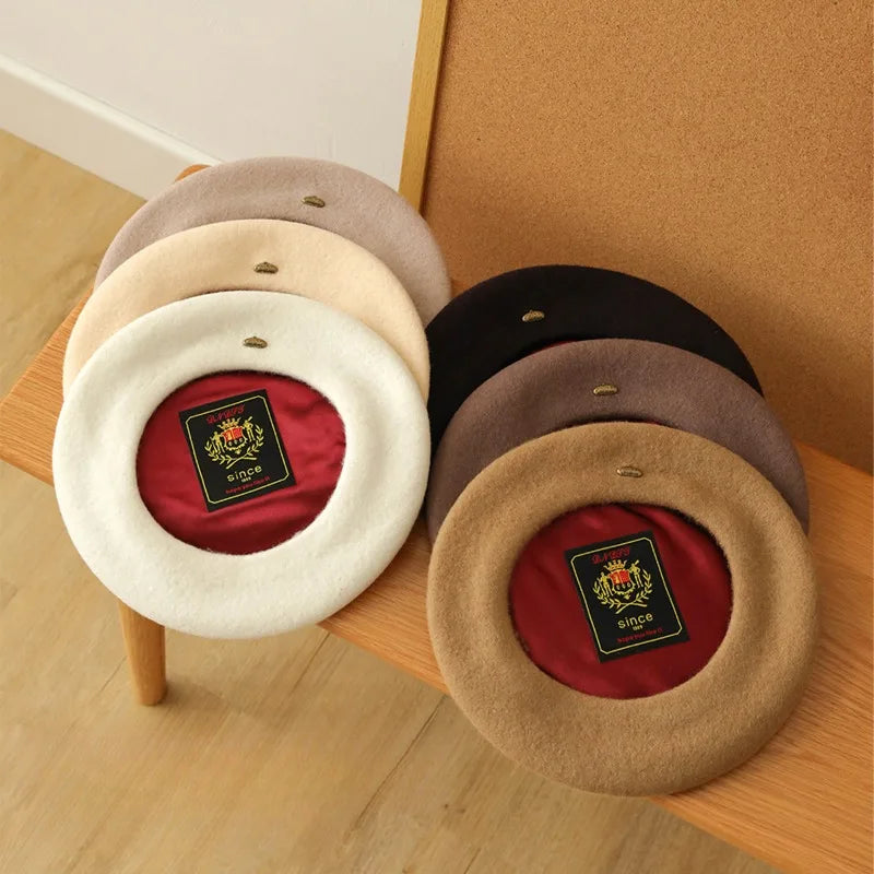 Winter High Quality Wool Beret