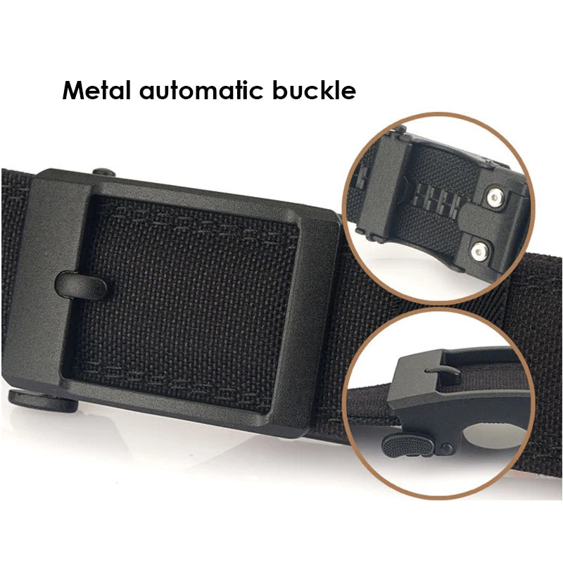 Tactical - Metal Automatic Buckle Belt