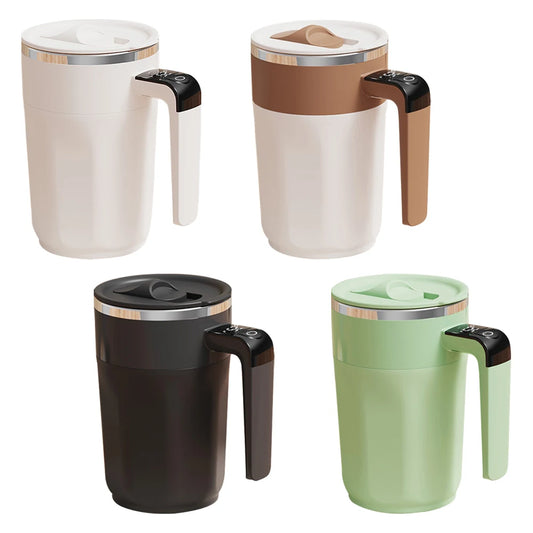 Self-stirring Coffee Mug Magnetic Rechargeable