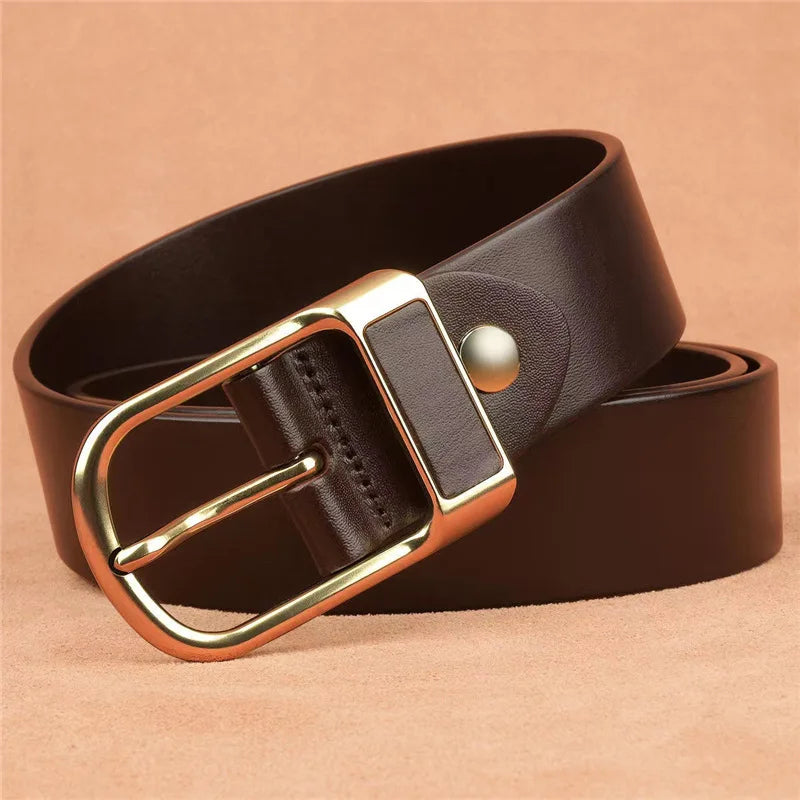 Genuine Leather High Quality Buckle Belts