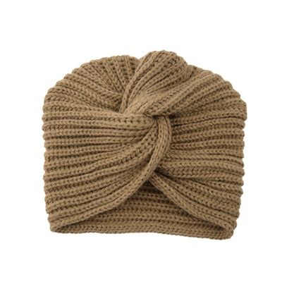 Knitted Turban Bohemia Cashmere Wrap