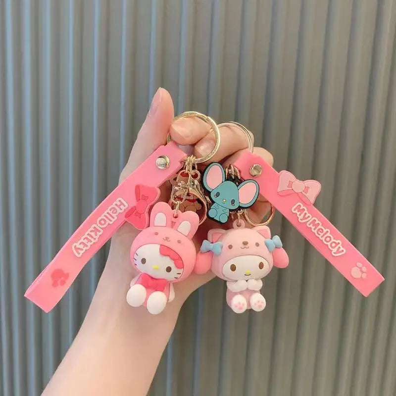 Kawaii Sanrio Keychain Hello Kitty