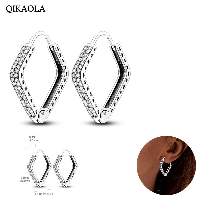 925  Silver Charm Double Earrings