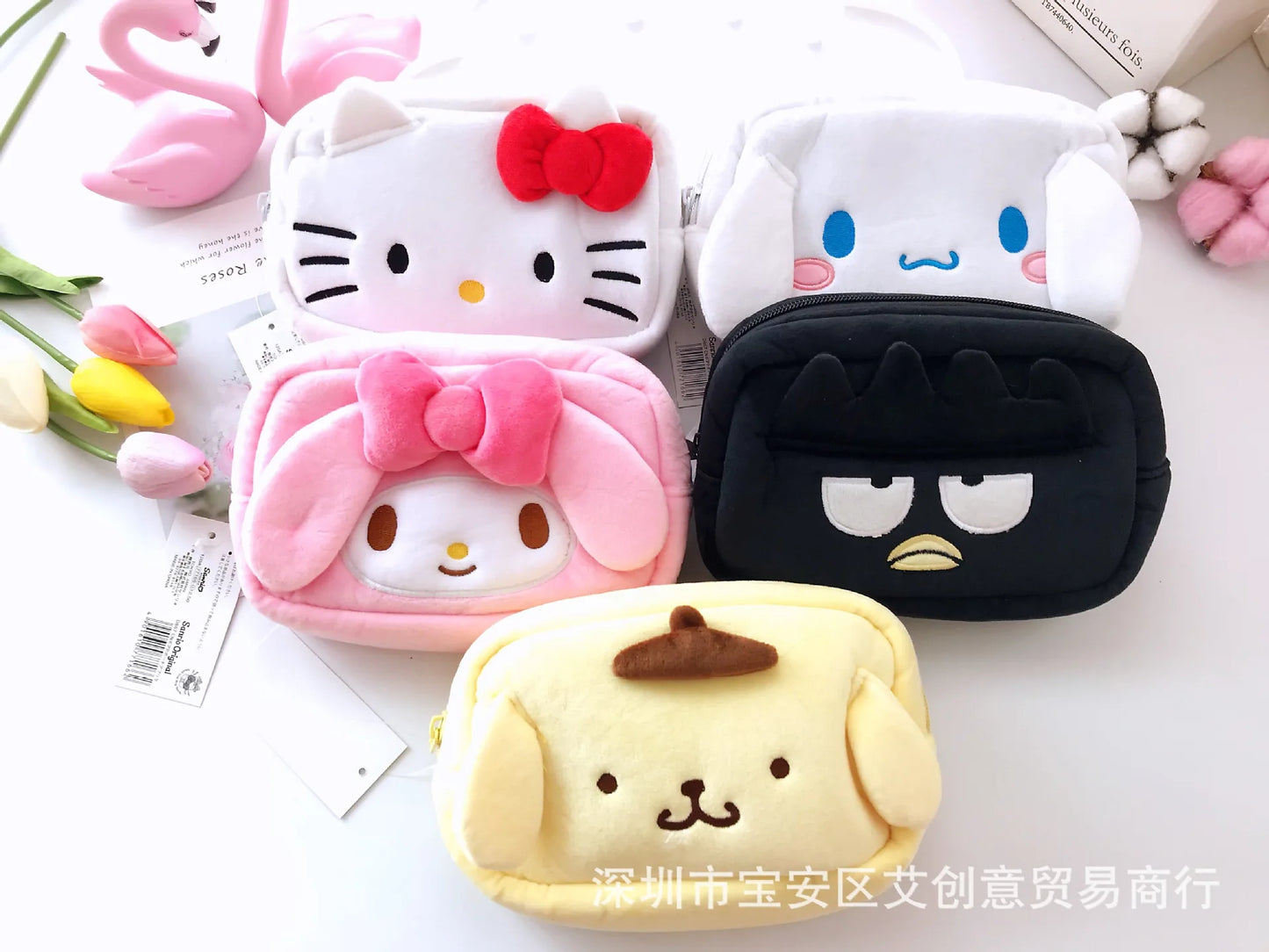 pencil case cute 3D cosmetic bag hello kitty