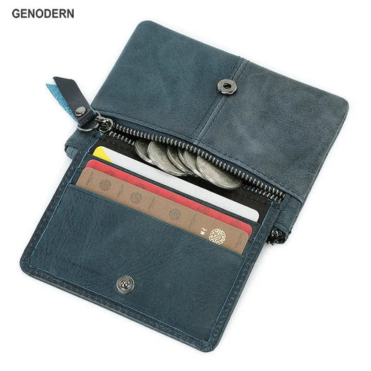 Leather Retro Coin Card Holder