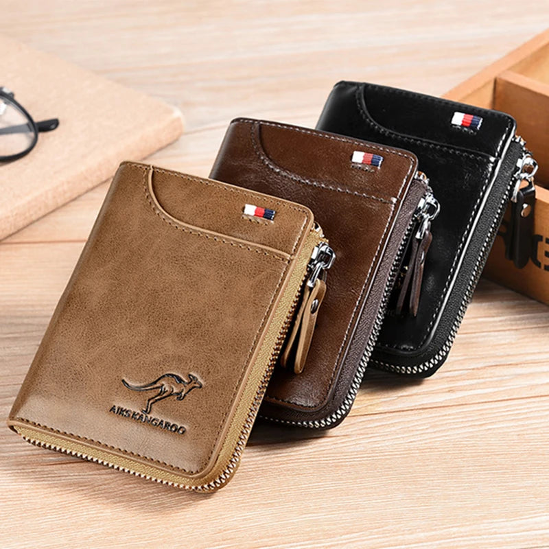 Business Card Holder Zipper Wallet