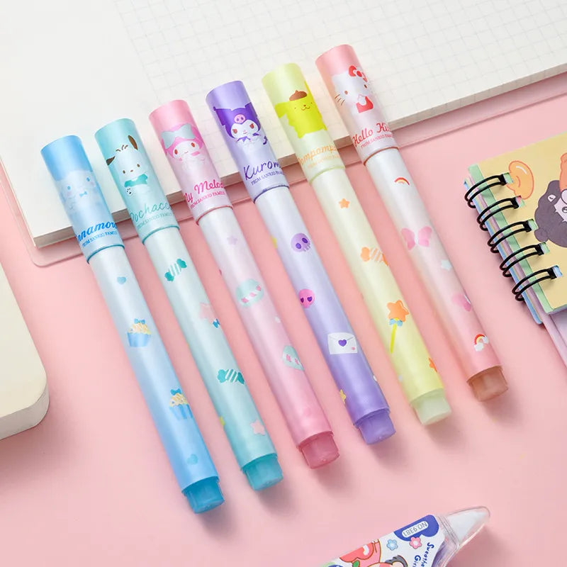 Kawaii Sanrio Hello Kitty Highlighter Pen Set