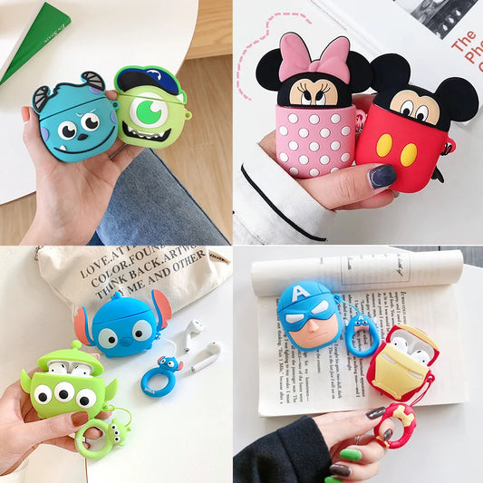 Cartoon Cover for Apple AirPods 1 2 Case