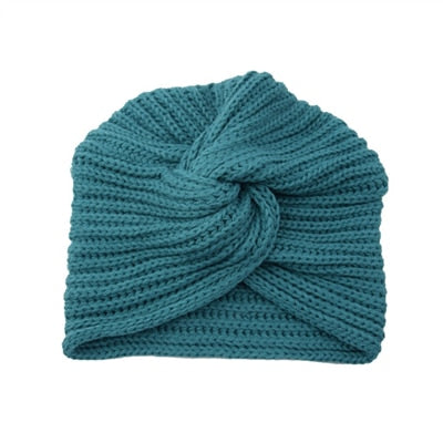 Knitted Turban Bohemia Cashmere Wrap