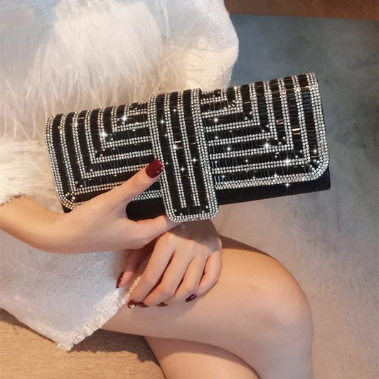 Rhinestone Clutch  Evening Bags