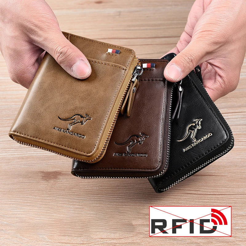 Business Card Holder Zipper Wallet