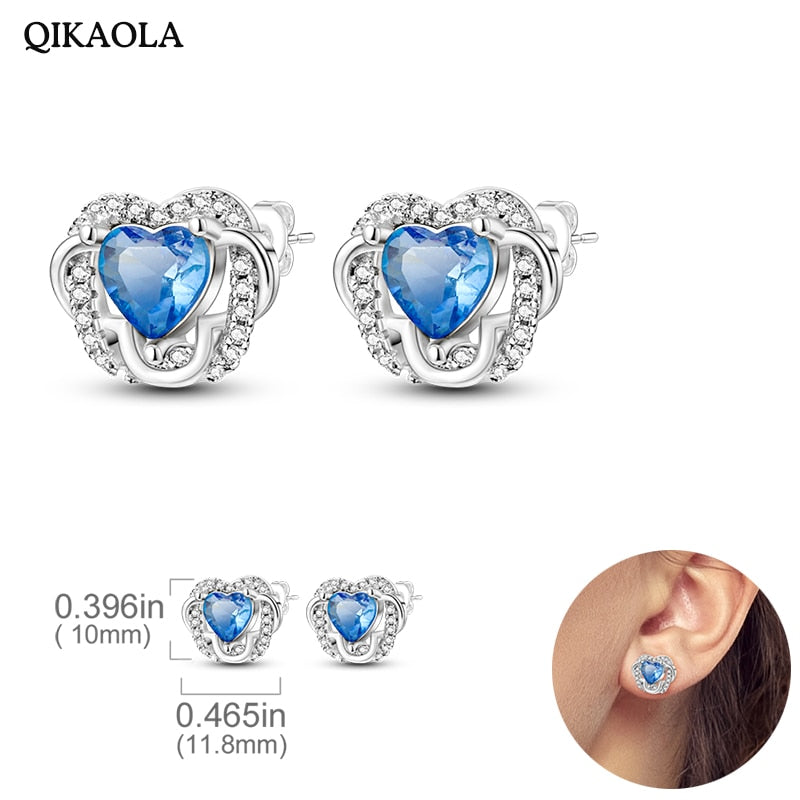 925  Silver Charm Double Earrings