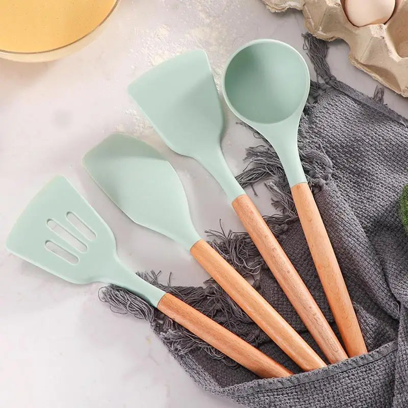 Silicone Kitchenware Cooking Utensils Set