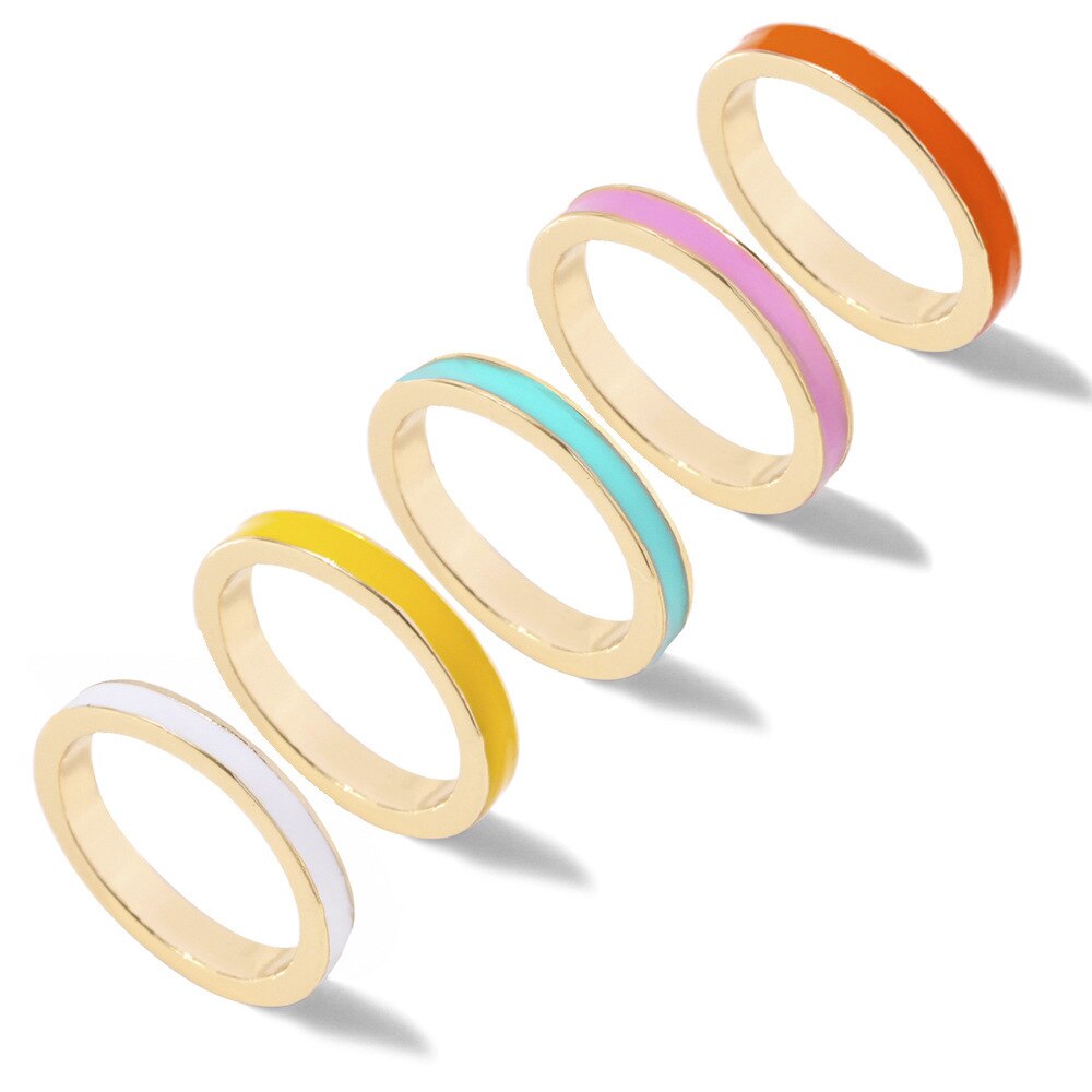 Irregular Geometric Trendy Rings